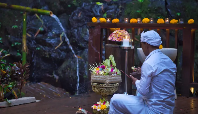 Balinese Blessing Purification